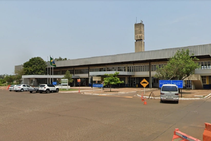 Aduana brasileira da Ponte Tancredo Neves, em imagem de arquivo do serviço Google Street View