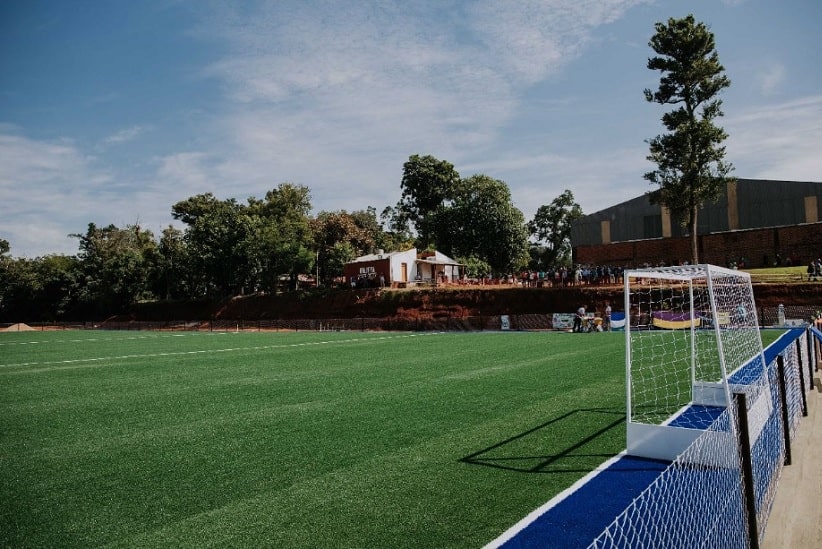 Campo fica atrás do Polideportivo Municipal Daniel Pinoff, no bairro Villa Nueva. Imagem: Gentileza/Governo de Misiones