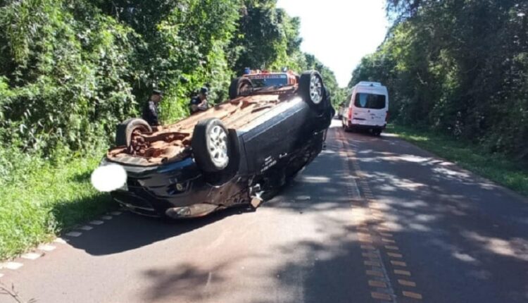 Circunstâncias do acidente ainda são desconhecidas. Foto: Gentileza/Corpo de Bombeiros Voluntários de Puerto Iguazú