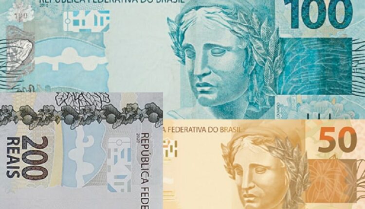 Cédulas de reais, conforme reprodução do site do Banco Central do Brasil.