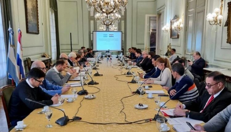 Panorama da reunião no Palacio San Martín, em Buenos Aires. Foto: Gentileza/Ministério das Relações Exteriores do Paraguai