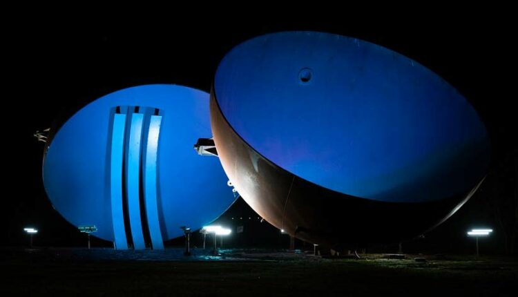 Calotas próximas ao Parque da Piracema serão iluminadas com a cor azul nesta terça. Foto: Rafa Kondlatsch/Itaipu Binacional