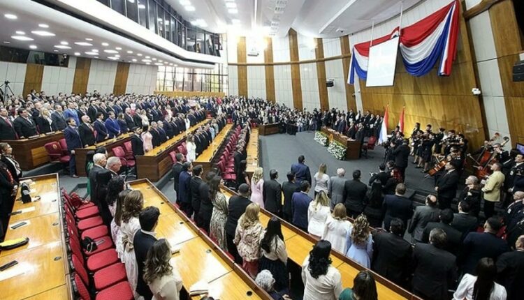 Panorama da sessão solene de posse da Legislatura 2023-2028. Foto: Gentileza/Câmara dos Deputados