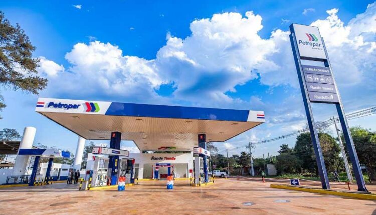 Posto com bandeira Petropar em Hernandarias, município vizinho a Ciudad del Este. Foto: Gentileza/Petropar