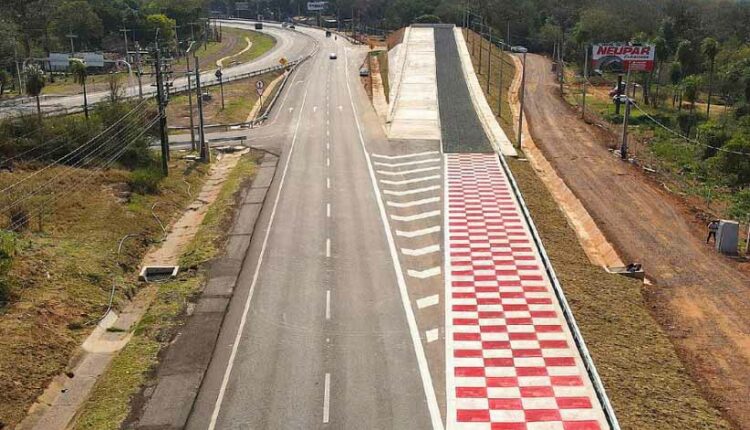 Área de escape fica em uma das descidas mais proeminentes da pista de sentido Assunção. Foto: Gentileza/MOPC