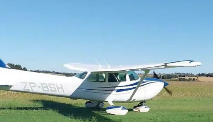 Monomotor do tipo Cessna 172 tem matrícula paraguaia. Foto: Gentileza/ABC Color