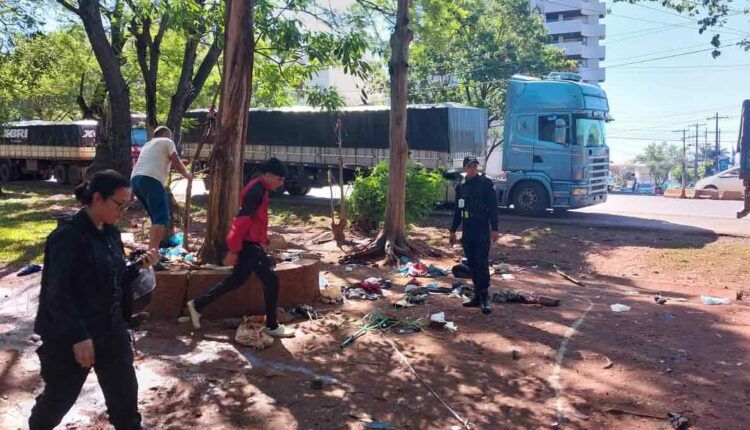 Local fica na área central de Ciudad del Este, a cerca de dois quilômetros da Ponte da Amizade. Foto: Gentileza/Polícia Nacional do Paraguai