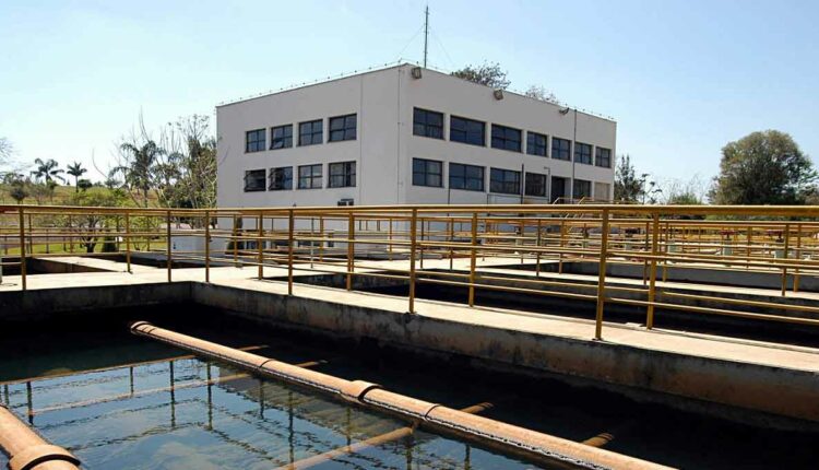 Estação de Tratamento do Tamanduá, localizada às margens da BR-469. Foto: Gentileza/Sanepar