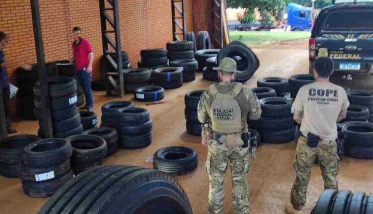 pneu contrabandeado do paraguai