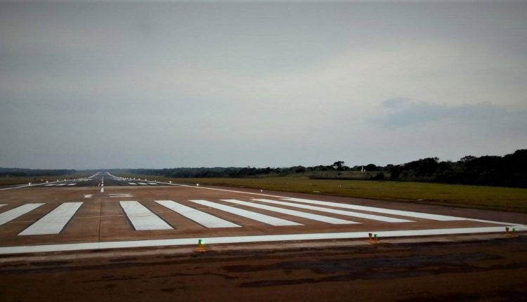 Em Puerto Iguazú, apenas a companhia Flybondi manteve os voos. Foto: Gentileza/Aeropuertos Argentina 2000 (Arquivo)