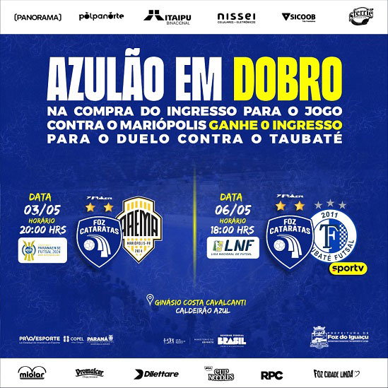 Divulgação oficial da promoção