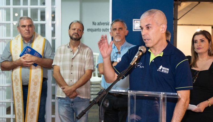 Ricardinho agradeceu à diretoria brasileira de Itaipu pelo apoio à entidade. Foto: Sara Cheida/Itaipu Binacional