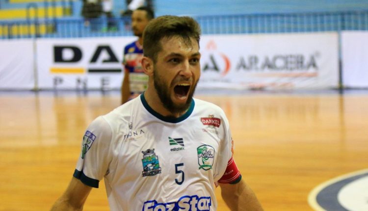 Capitão da equipe, Edair é um dos destaques do Foz Futsal na temporada. Foto: Abel da Banca/Foz Futsal