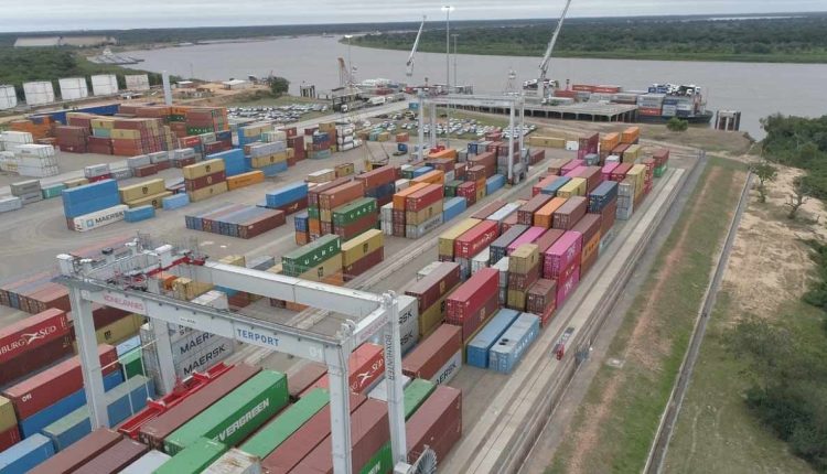 Maior parte das exportações paraguaias é escoada pela hidrovia dos rios Paraguai e Paraná. Foto: Gentileza/Câmara Nacional de Comércio e Serviços do Paraguai