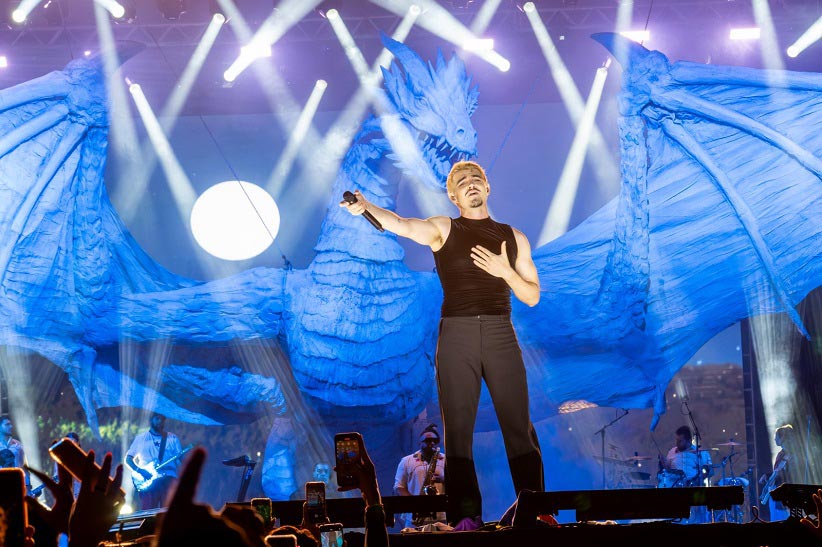 Jão é um dos artistas mais ouvidos da atual geração no Brasil. Foto: Marcos Labanca/Itaipu Binacional