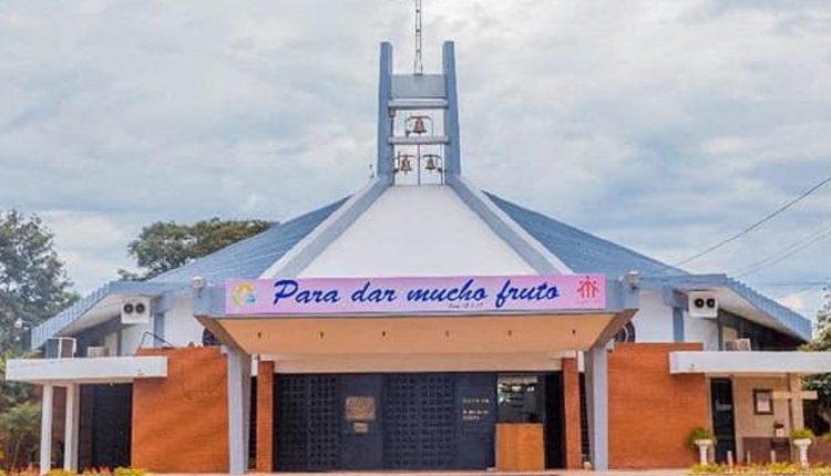 Santuário de Maria Auxiliadora, em Minga Guazú, será o altar central das celebrações. Foto: Gentileza/Paróquia María Auxiliadora
