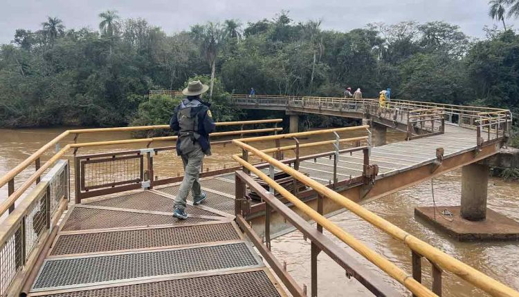 Extensão da passarela é de cerca de 1.100 metros. Foto: Gentileza/Parque Nacional Iguazú