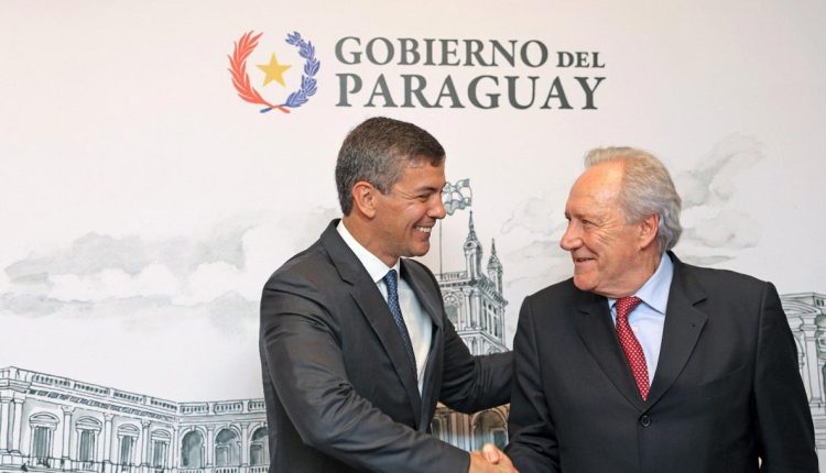 Reunião em Assunção teve clima de cordialidade. Foto: Gentileza/Presidência do Paraguai