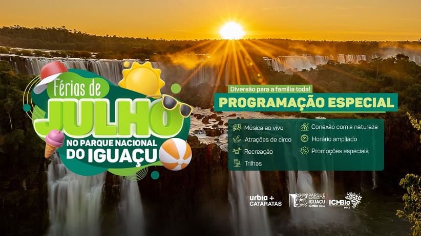 Divulgação oficial da campanha de férias