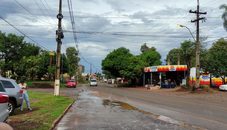 Avenida Monday é uma das principais artérias de Presidente Franco. Foto: Gentileza/Prefeitura de Presidente Franco (Arquivo)