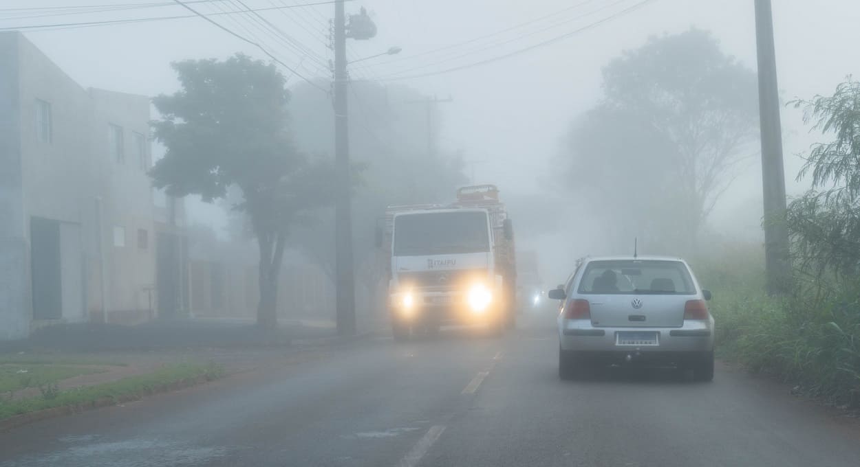 Últimos dias têm sido de céu encoberto, temperaturas baixas e umidade alta em Foz do Iguaçu. Foto: Marcos Labanca/H2FOZ (Arquivo)