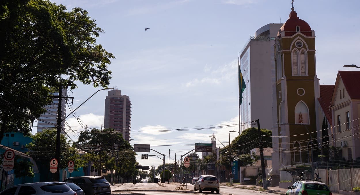 Sol anda meio sumido da região de fronteira nos últimos dez dias. Foto: Marcos Labanca/H2FOZ