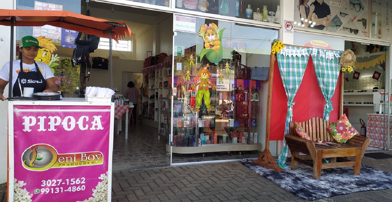 Festa da Colheita, na avenida Morenitas. Foto: Divulgação