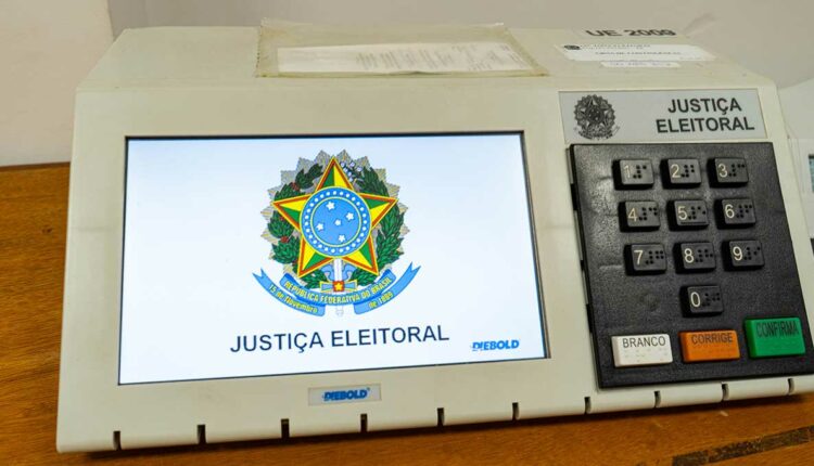 Urna eletrônica em Foz do Iguaçu.