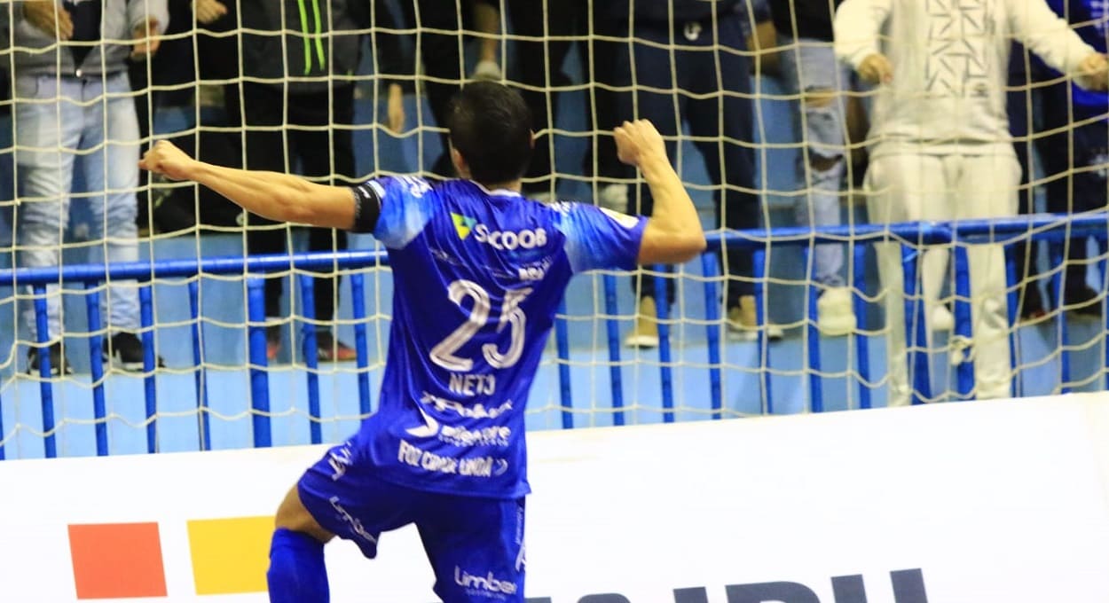 Neto tem sido um dos destaques do Foz Cataratas na competição. Foto: Abel da Banca/Foz Cataratas Futsal