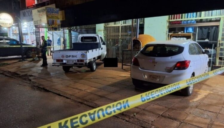 Crime ocorreu por volta da 1h (hora paraguaia). Foto: Gentileza/Polícia Nacional do Paraguai