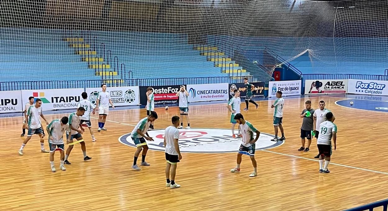 Nas três rodadas que restam, time fará dois jogos como mandante. Foto: Assessoria/Foz Futsal