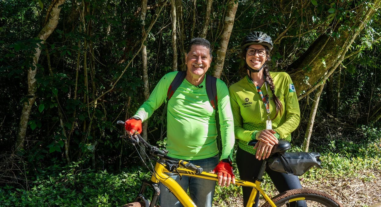 Parque Nacional do Iguaçu é um dos locais que permite a entrada com bicicleta. Foto: Marcos Labanca/H2FOZ