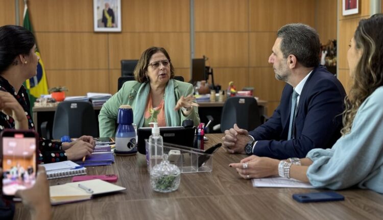 Reunião na sede do Ministério das Mulheres, em Brasília. Foto: Renato Sordi