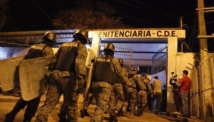 Procedimento teve início por volta das 4h30 (hora paraguaia). Foto: Gentileza/Ministério da Justiça do Paraguai