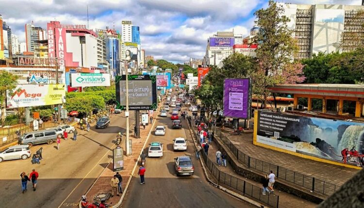 Ciudad del Este forma um aglomerado urbano com outras três urbes: Presidente Franco, Hernandarias e Minga Guazú. Foto: Marcos Labanca/H2FOZ