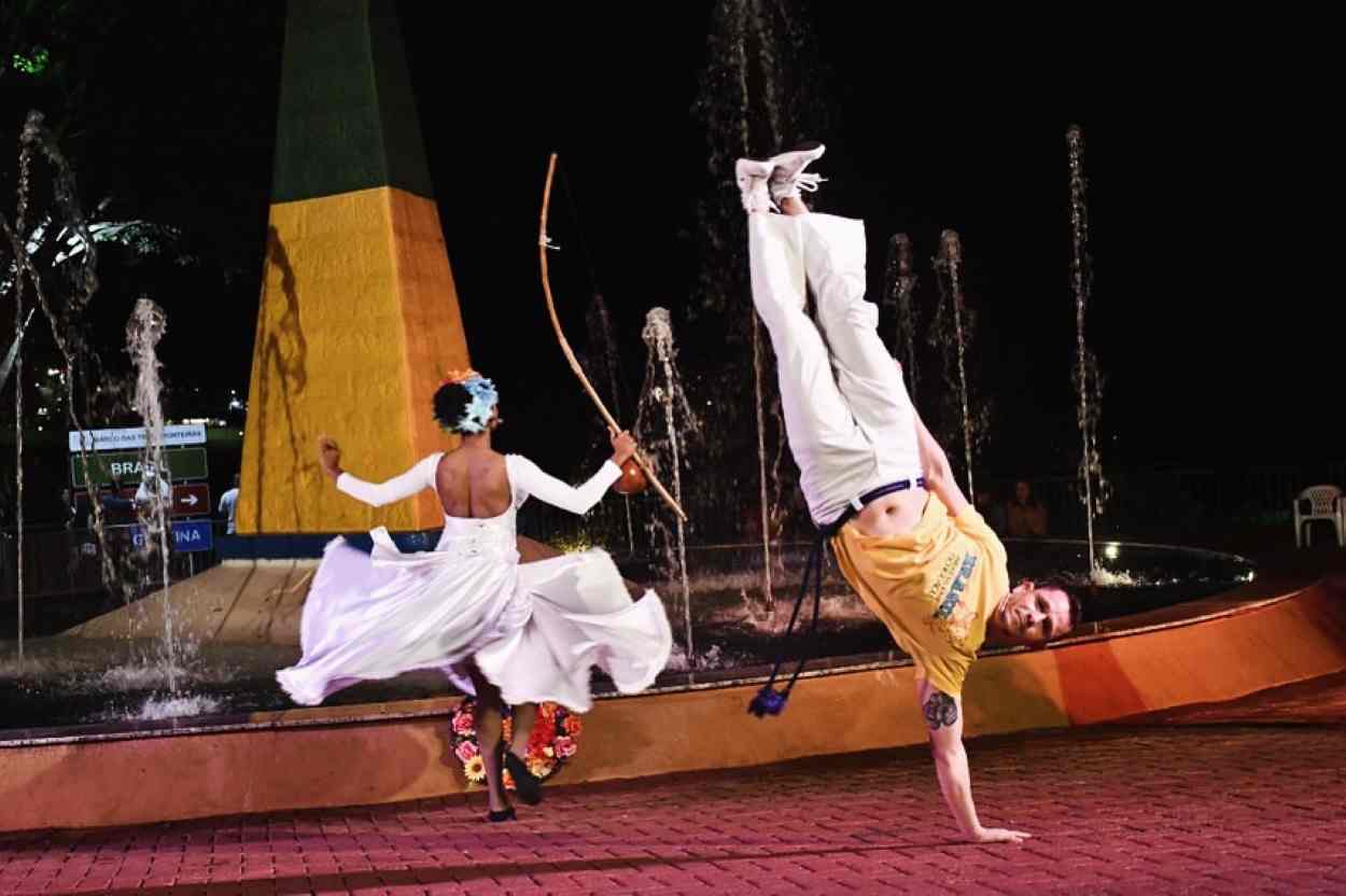 capoeira no marco das tres fronteiras - foto divulgacao