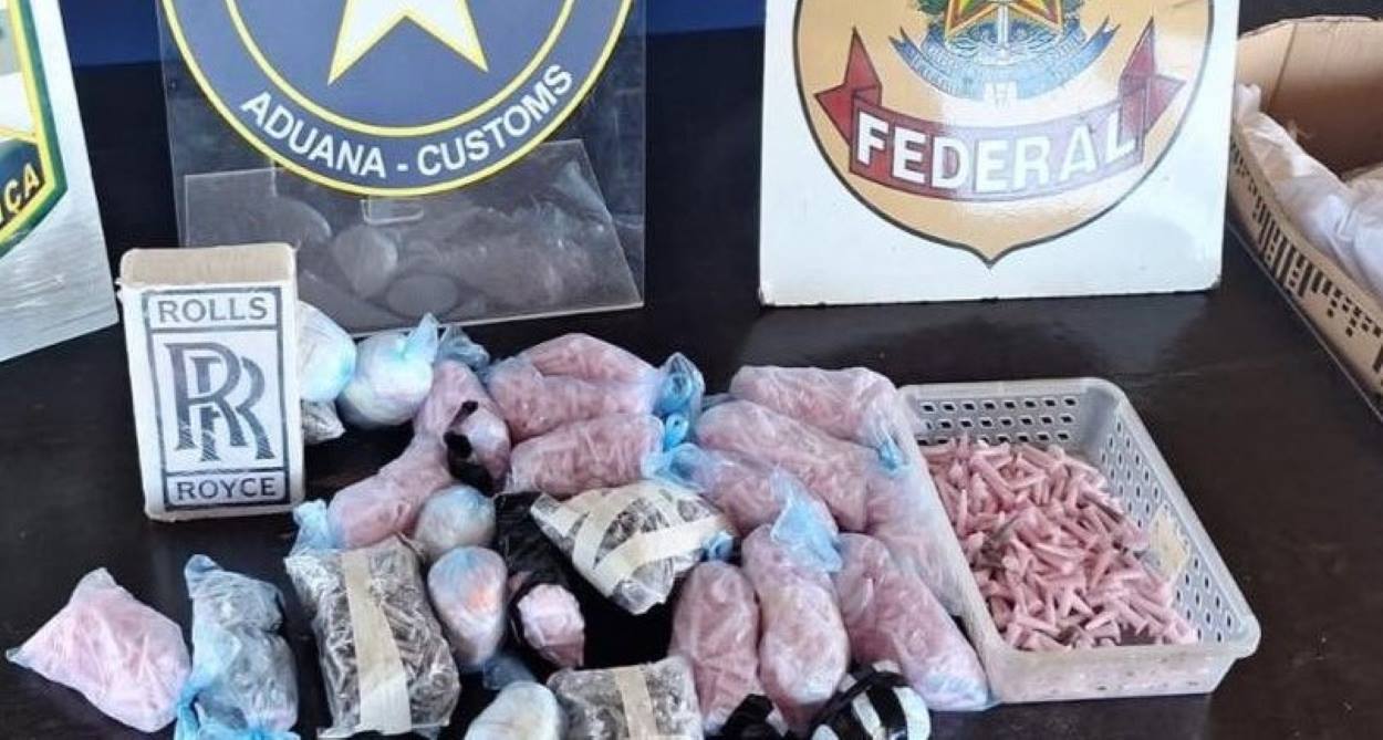 cocaina ponte da amizade - foto policia federal