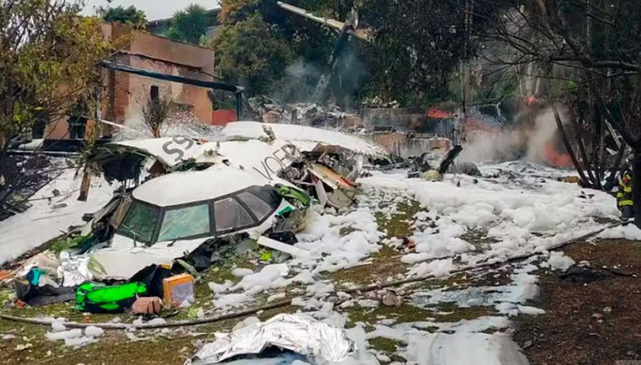 queda aviao voepass – foto sesp sao paulo