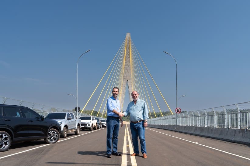 Enio Verri e Justo Zacarías Irún. Foto: Sara Cheida/Itaipu Binacional