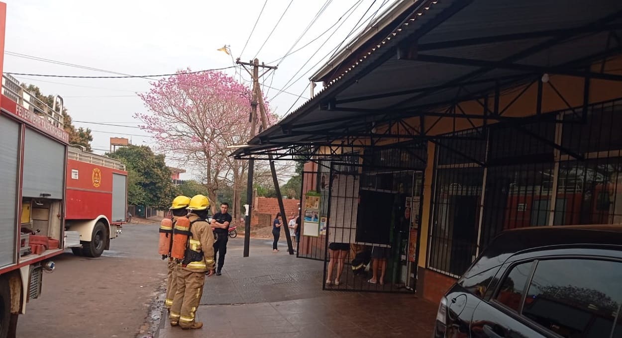 Felizmente, não houve registro de feridos ou de danos materiais significativos. Foto: Gentileza/Corpo de Bombeiros Voluntários de Puerto Iguazú