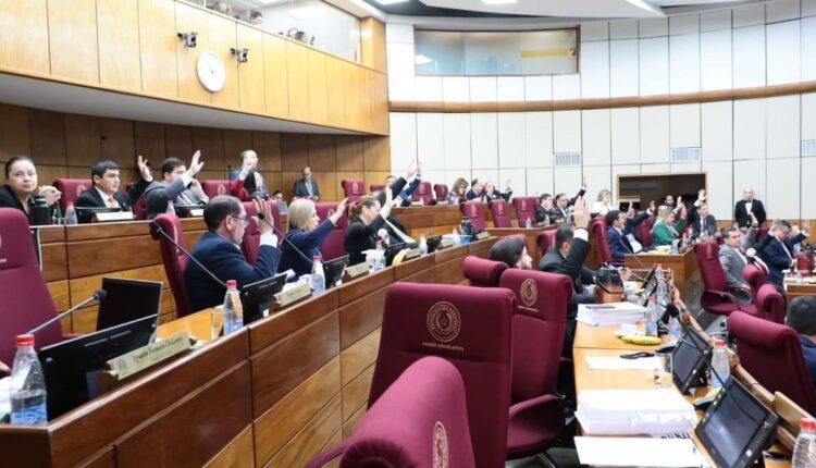 Panorama da sessão ordinária do Senado do Paraguai. Foto: Gentileza/Senado