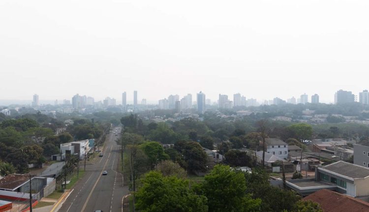 fumaça em Foz do Iguaçu