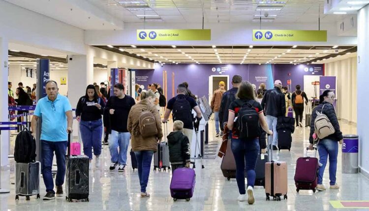 Terminal de Foz do Iguaçu está em processo de reforma e ampliação. Foto: Kiko Sierich/CCR Aeroportos