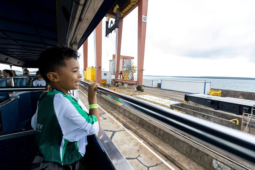 Crianças terão gratuidade em passeios como o Itaipu Panorâmica. Foto: Jean Pavão/Complexo Turístico Itaipu