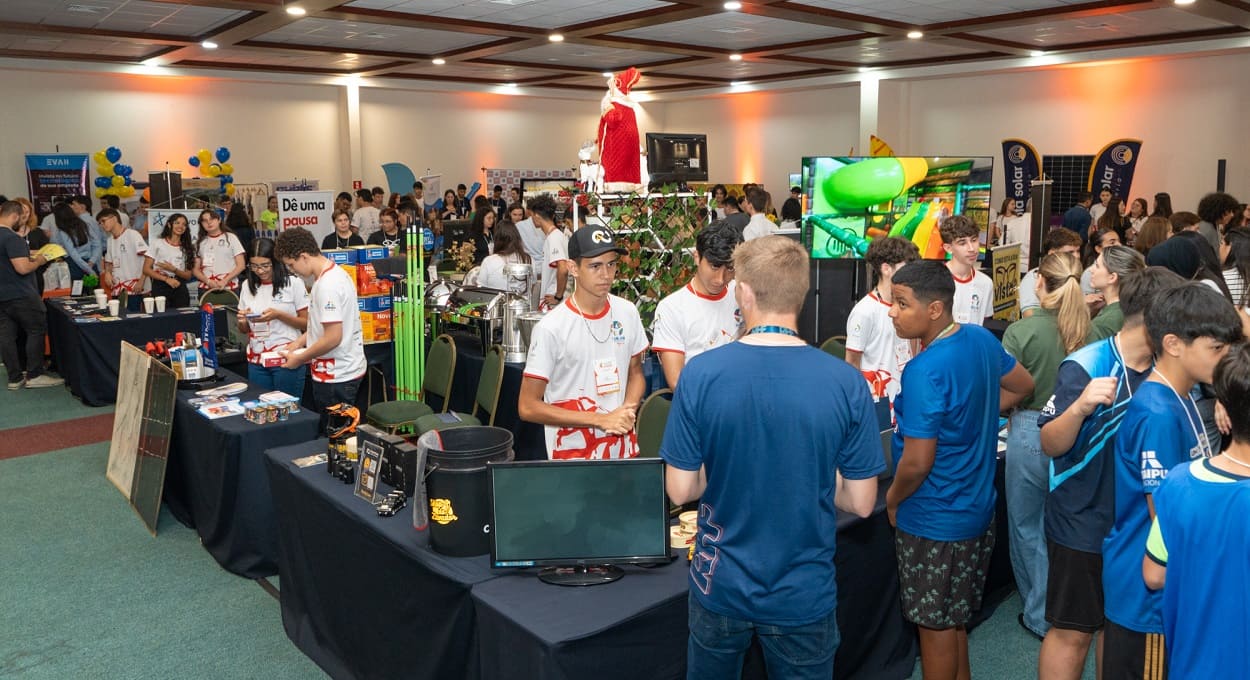 Feira contou com 59 estandes no hotel Mabu da Avenida das Cataratas. Foto: Sara Cheida/Itaipu Binacional