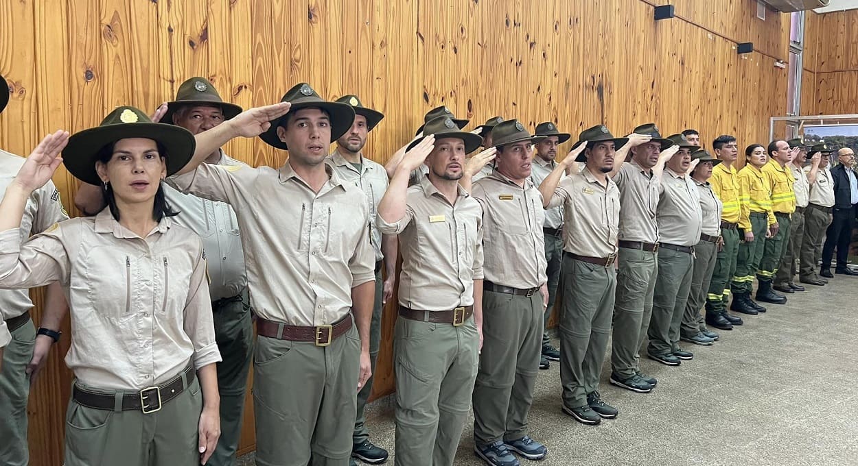 Corpo de Guardas-Florestais do Parque Nacional Iguazú. Foto: Gentileza/Parque Nacional Iguazú