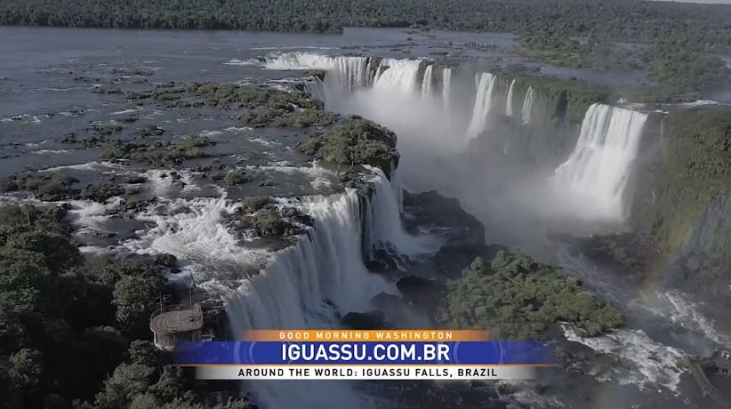 Cenário foi retratado pelos mais diversos ângulos. Imagem: Reprodução/ABC7News