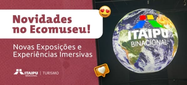 Material divulgado pelo Turismo Itaipu