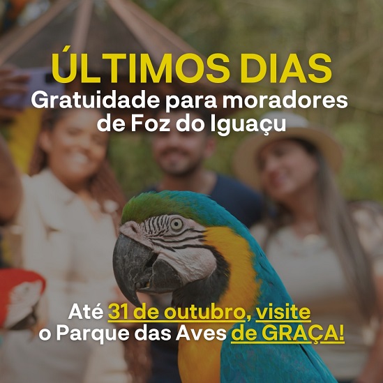 Arte: Divulgação/Parque das Aves