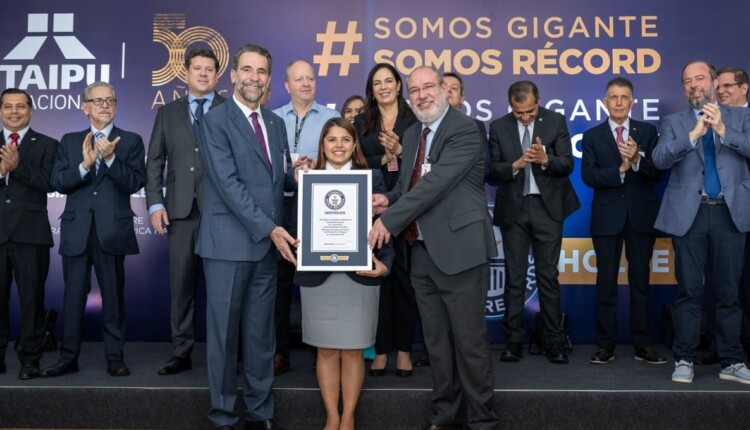 Certificação do Guinness é a mais reconhecida internacionalmente na área de recordes. Foto: William Brisida/Itaipu Binacional